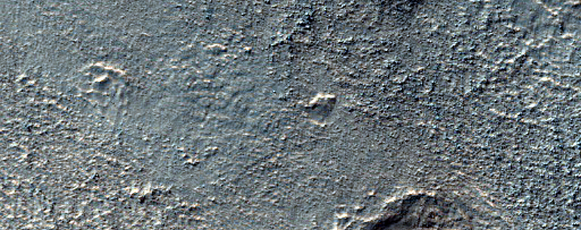 Possible Olivine-Rich Ejecta from Crater in Argyre Region