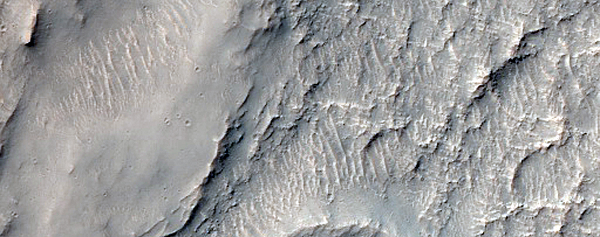 Knobby Unit in Intercrater Plain