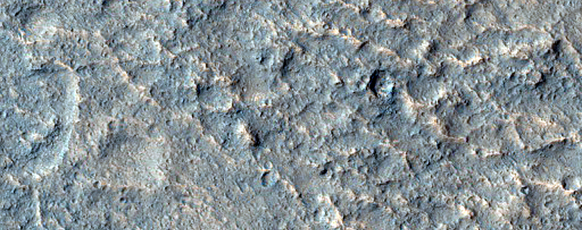Transition from Cratered Upland to Southwest Chryse Planitia