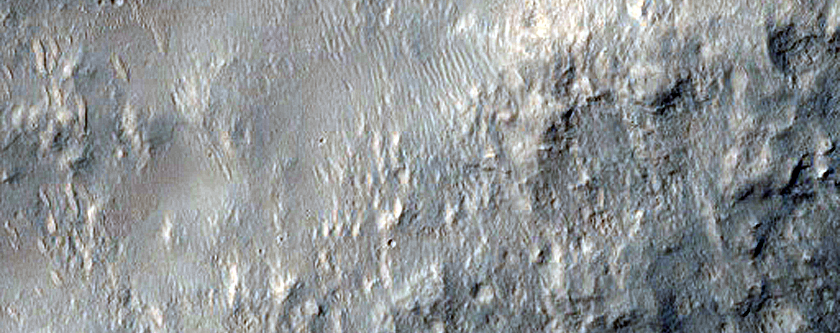 Valleys West of Escalante Crater