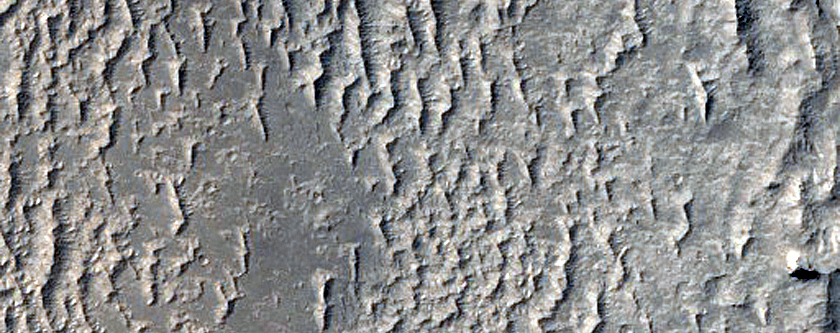 Layers in Mesa in Aeolis Planum