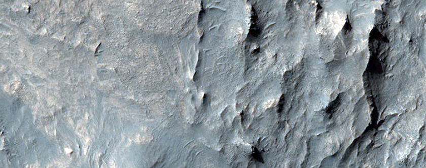 Layered Bedrock Exposures in Melas Chasma