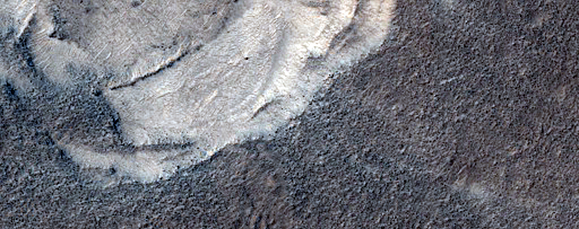 Layers in Depression in Huo Hsing Vallis