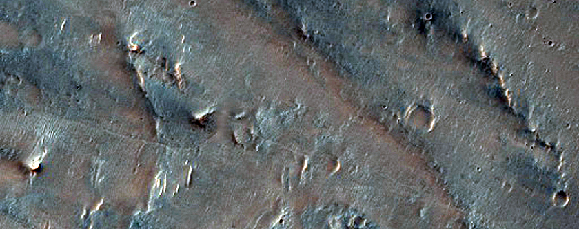 Fan in Southern Low Latitude Crater