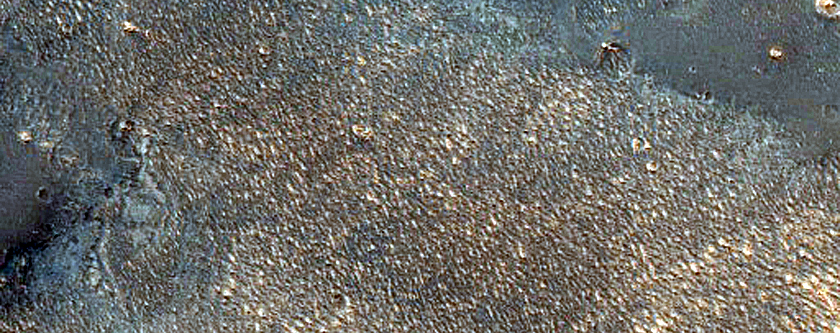 Light-Toned Layered Deposit along Noctis Labyrinthus Plateau