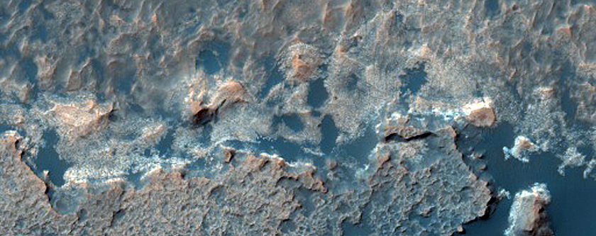 Monitor Region Near Curiosity Rover