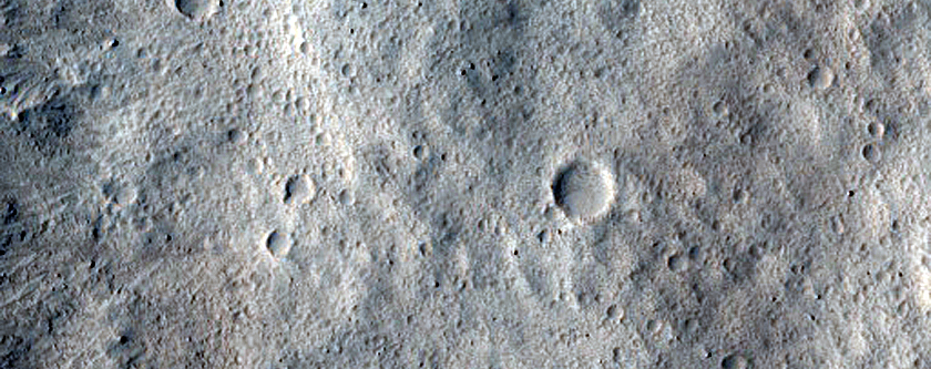 Melt Pools Around Yelwa Crater