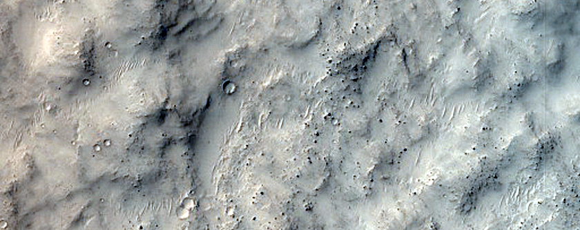 Fresh Crater in Margaritifer Region