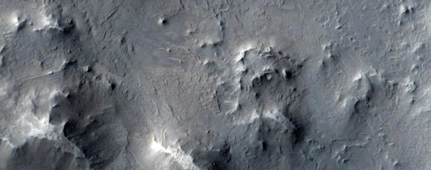 Central Uplift of a 60-Kilometer Diameter Crater