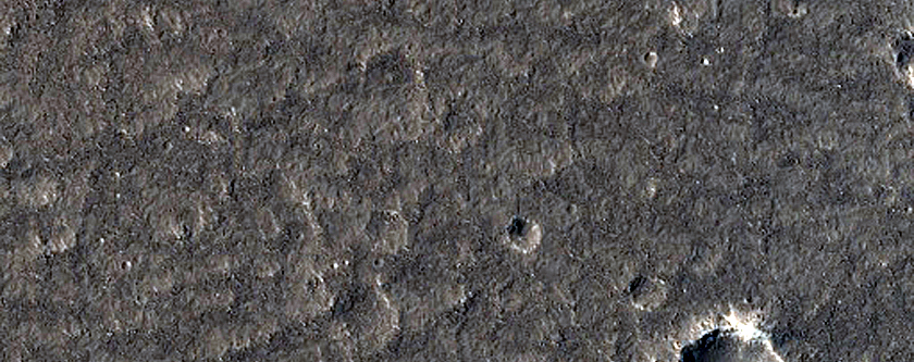 Smooth Material in Utopia Planitia
