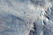 Crater-Exposed Bedrock Near Maja Valles

