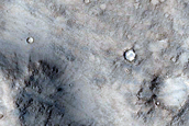 Channel Feature Near Gusev Crater
