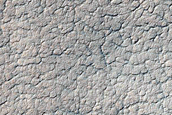 Layers along Ridge in South Polar Region
