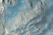Possible Olivine-Rich Bright Patch on Terby Crater Rim
