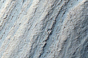 Basal Exposure of South Polar Layered Deposits
