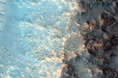 Crater in Tyrrhena Terra
