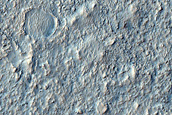 Crater Southeast of Icaria Planum
