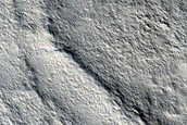 Curved Ridges in Acheron Fossae
