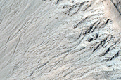 Crater with Rocky Walls
