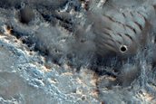 Knobs Associated with Dike Feature
