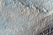 Central Structure in Impact Crater
