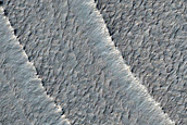 Layering in Burroughs Crater
