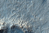 Layer Butte on Floor of Pedestal Crater on Rim of Kepler Crater

