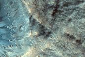 Monitor Slopes of Small Crater
