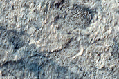 Curved Ridge in Shallow Valley South of Greeley Crater
