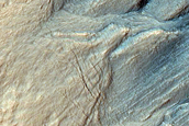 Gullied Crater Slope
