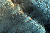South-Facing Slopes in Coprates Chasma
