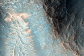Monitor Slopes of Impact Crater
