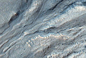 Gullied Material on Crater Wall in CTX B18_016512_1369_XI_43S357W
