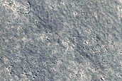 Lava-Yardang Contact in Southern Elysium Planitia
