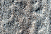 Exposure of South Polar Layered Deposits
