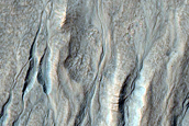 Gullies in Crater West of Argyre Region
