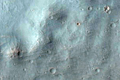 Gullied Crater Wall Near Sirenum Fossae
