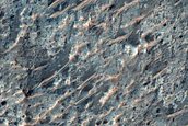 Well-Exposed Breccia in Huygens Crater
