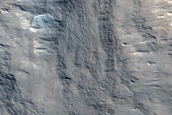 Well-Preserved Ejecta of 20-Kilometer Crater Northeast of Ascraeus Mons
