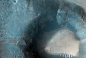 Monitor Crater Slopes in Margaritifer Terra
