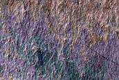 Gullied Crater Wall
