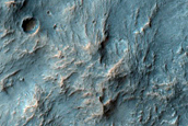 Crater Rim and Ejecta Blanket
