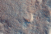Ridge Originating in Flow in Deuteronilus Mensae
