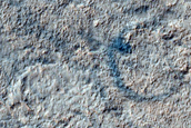 Ridged Landforms in Noachis Terra South of Greeley Crater
