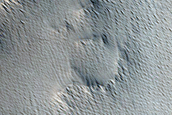 Crater in Daedalia Planum
