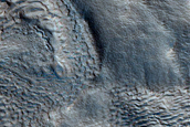 Surfaces between Mesas in Deuteronilus Mensae
