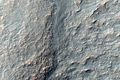Olivine-Rich Crater Wall in Terra Sirenum
