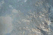 Crater Wall in Nepenthes Mensae West of Elysium Planitia
