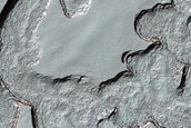 South Polar Residual Cap Swiss Cheese Terrain
