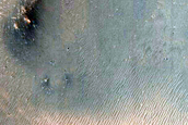 Feature in Pollack Crater
